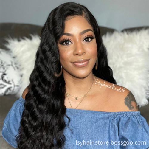 Wholesale Brazilian Hair HD Lace Front Wig,Virgin Cuticle Aligned Human Hair Full Lace Wig,13x6 Lace Frontal Wig For Black Women